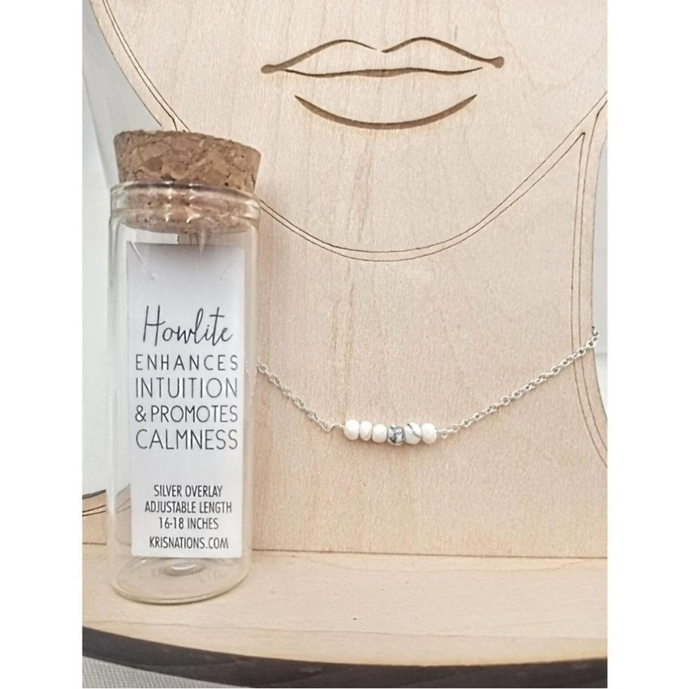 Brand New KRIS NATIONS Howlite Necklace